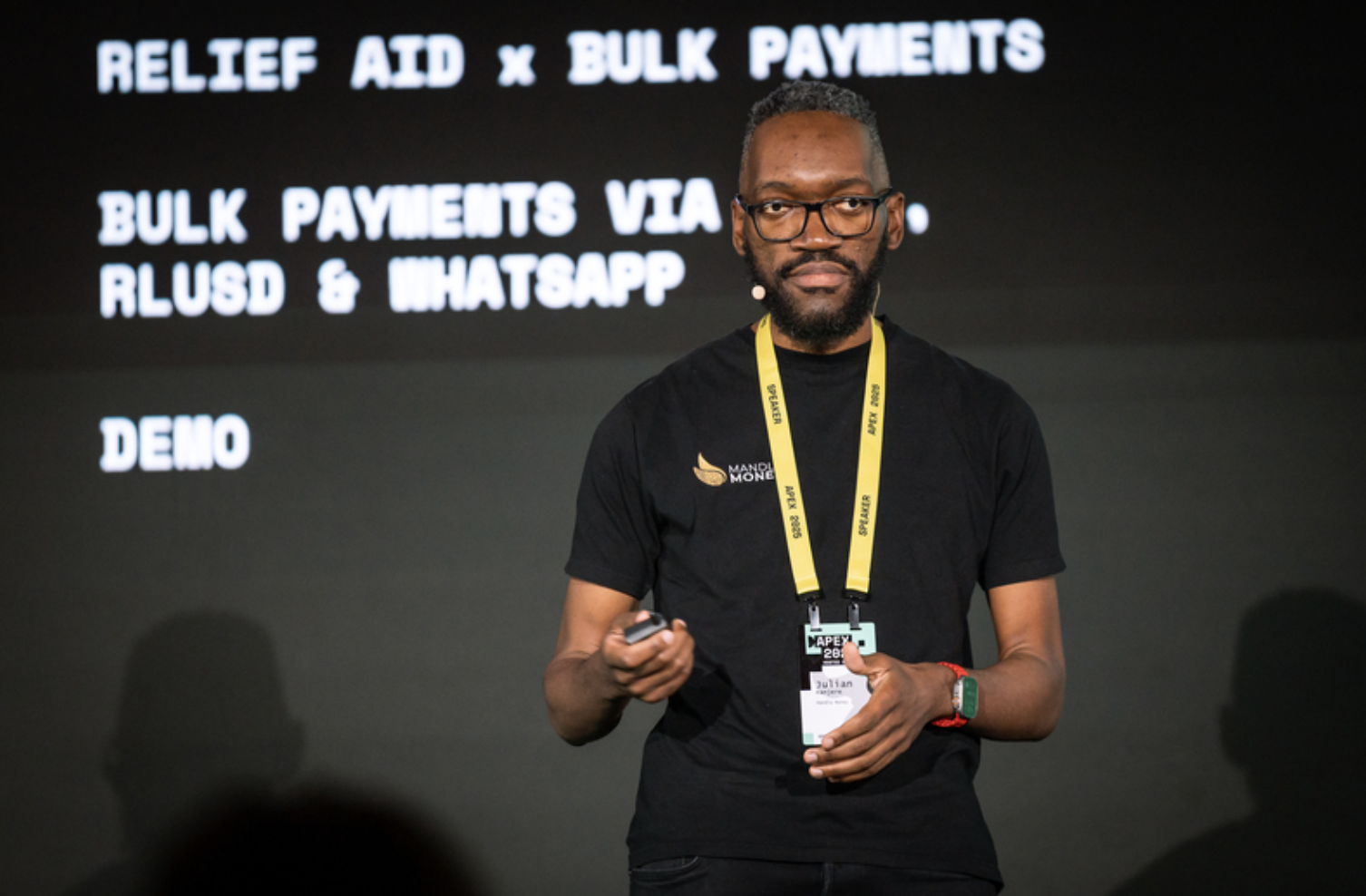 Reimagining mobile money via stablecoins and WhatsApp